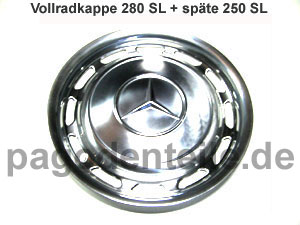 Radkappe 280 SL Pagode